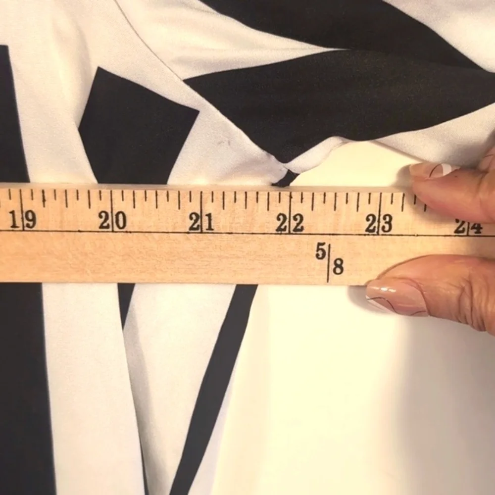 Simple black and white stripes Dress Size XL